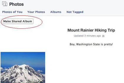 Hướng dẫn "dùng chung album ảnh" trên Facebook ảnh 3