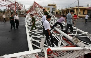 Tháp truyền hình Nam Định không đạt chuẩn? ảnh 1