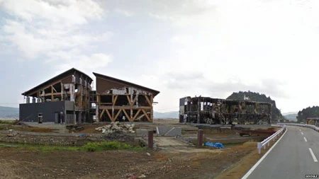 Đường phố Nhật trước và sau thảm họa qua Google Street View ảnh 11