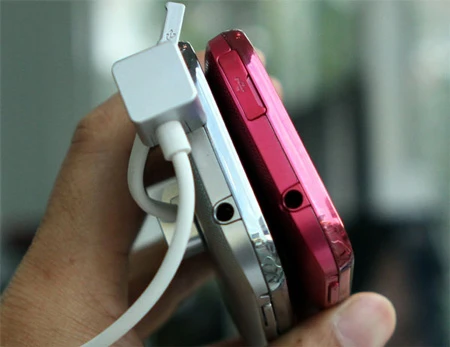 Ngắm Samsung Galaxy Y chính hãng màu hồng ảnh 17