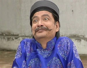 Nghệ sĩ hài Quốc Anh hoá thân vào vai diễn (Ảnh: Vietnamnet).