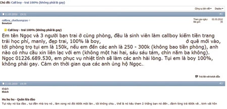 Giật mình với nam sinh rao bán mình trên mạng ảnh 1