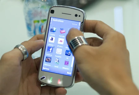 Nokia cũng đã xây dựng một widget cập nhật tin tức từ mạng trên N97.