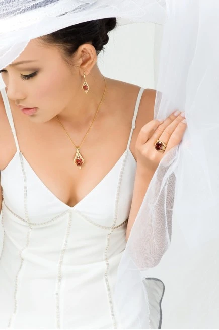 Phan Như Thảo làm đẹp với trang sức ảnh 1