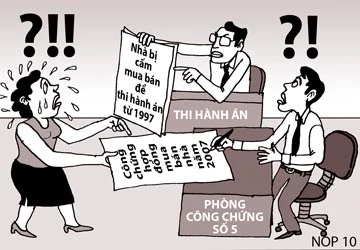 Lỡ mua nhà bị ngăn chặn, khổ đủ đường ảnh 1