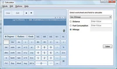 Tiện ích máy tính bỏ túi Calculator mới khá bảnh bao của Windows 7 trên web, cung cấp nhiều tính năng mới.