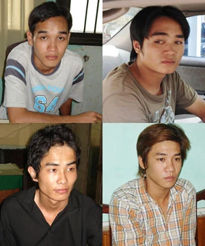 Nguyễn Ngọc Huy, Đặng Quốc Đạt, Trần Quang Vương, Lê Đình Tuấn Nguyễn Ngọc Huy, Đặng Quốc Đạt, Trần Quang Vương, Lê Đình Tuấn