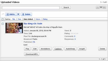 9 bước chèn phụ đề vào clip Xuân trên YouTube ảnh 5