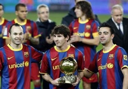 9 cầu thủ Barca được đề cử Quả bóng Vàng 2011 ảnh 1