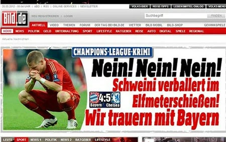 Báo giới Đức gọi chức vô địch của Chelsea là trò hề ảnh 1 Báo giới Đức gọi chức vô địch của Chelsea là trò hề ảnh 1