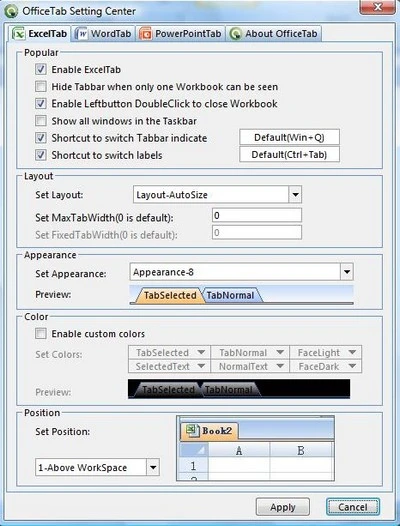 Duyệt văn bản theo tab với OfficeTab ảnh 2