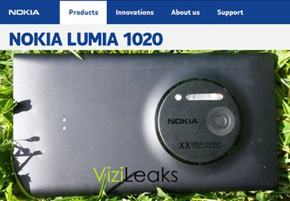 Nokia EOS 41 “chấm” có tên chính thức là Lumia 1020 ảnh 1