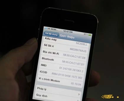 iPhone 4 bản khóa đã gọi điện được ở VN ảnh 3