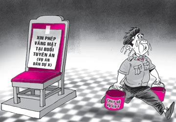 VKS vắng mặt khi tòa tuyên án, được không? ảnh 1