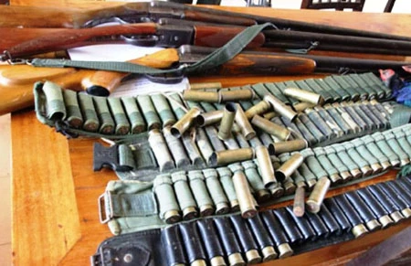 Bắt giữ 3 đối tượng dùng súng săn bắn động vật hoang dã ảnh 1