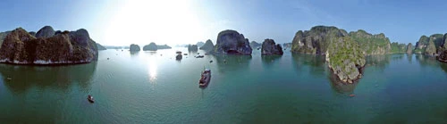 Chụp hình Hạ Long bằng... diều bong bóng ảnh 3