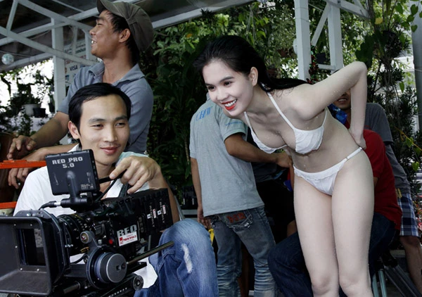 Ngọc Trinh khoe dáng sexy trong lần đầu đóng phim ảnh 7