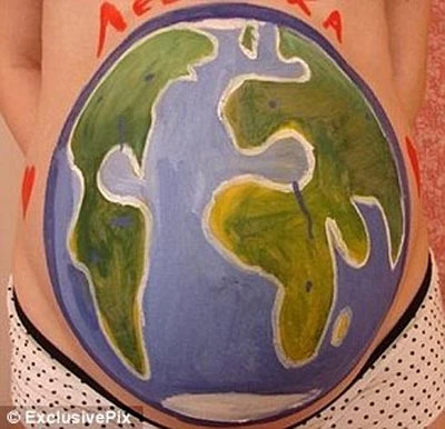 1.001 kiểu vẽ trang trí… bụng bầu ảnh 9