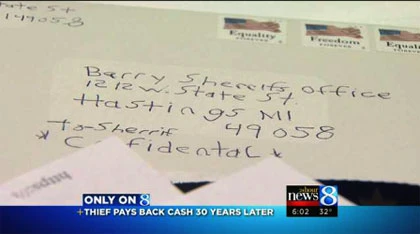 Hi hữu chuyện trộm trả lại tiền sau 30 năm dày vò ảnh 1