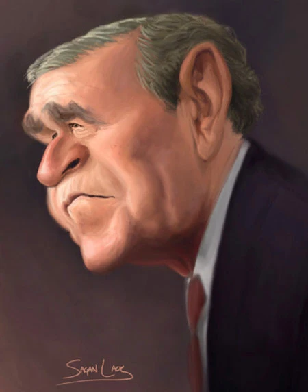 Chân dung biếm họa người nổi tiếng bằng Photoshop ảnh 12