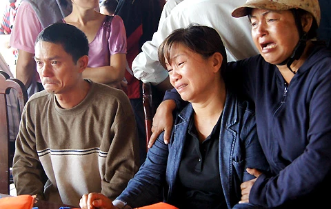 Nước mắt khi mất người thân