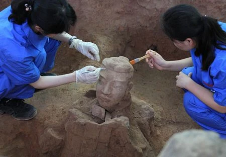 Phát hiện thêm nhiều chiến binh đất nung tại lăng mộ Tần Thủy Hoàng ảnh 8
