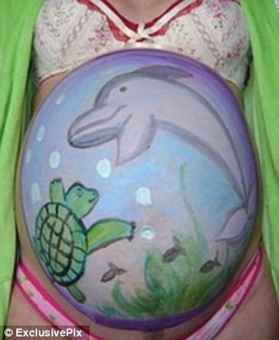 1.001 kiểu vẽ trang trí… bụng bầu ảnh 3