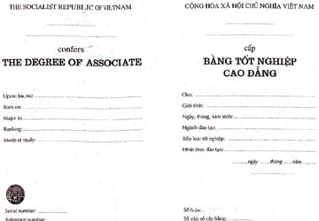 Phôi bằng tốt nghiệp ĐH-CĐ mới: Không có “xung đột” giữa các văn bản ảnh 1 Phôi bằng tốt nghiệp ĐH-CĐ mới: Không có “xung đột” giữa các văn bản ảnh 1
