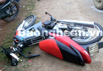 Tông vào xe bò, một thanh niên tử nạn ảnh 1