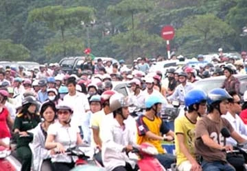 Kẹt cứng phố phường sau lễ diễu binh mừng Đại lễ ảnh 1 Kẹt cứng phố phường sau lễ diễu binh mừng Đại lễ ảnh 1