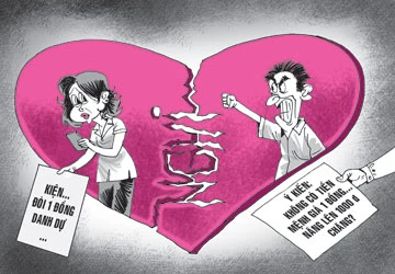 Vợ kiện đòi chồng 1 đồng danh dự ảnh 1