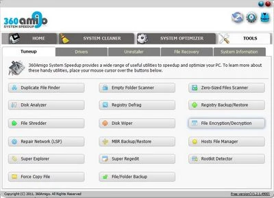 Chữa lỗi và tối ưu hệ thống với 360Amigo System Speedup Free ảnh 4