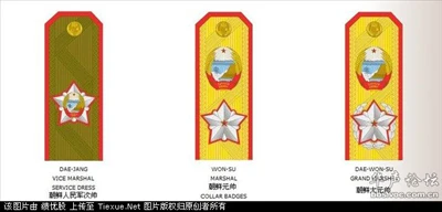 Hệ thống quân hàm trong quân đội Bắc Triều Tiên ảnh 2