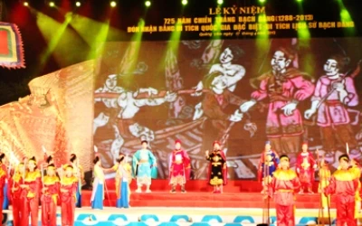 Khu Di tích lịch sử Bạch Đằng đón Bằng xếp hạng Di tích quốc gia đặc biệt ảnh 1