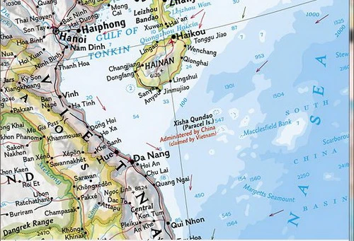 Hội địa lý Mỹ sửa thông tin sai trên bản đồ ảnh 1 Hội địa lý Mỹ sửa thông tin sai trên bản đồ ảnh 1