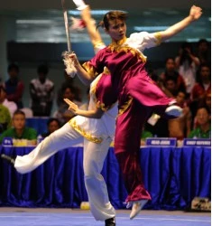 Hình ảnh đẹp của Wushu Việt Nam tại SEA Games 25 ảnh 7