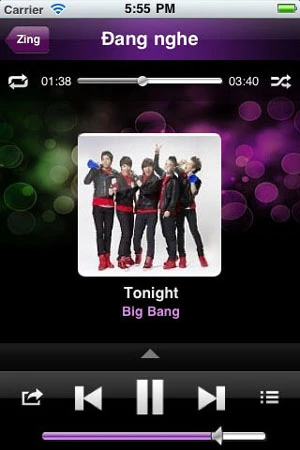 Ứng dụng Zing chính thức xuất hiện trên Itunes ảnh 1