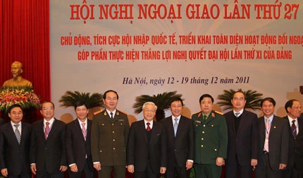 Nhấn mạnh đường lối hòa bình, hữu nghị ảnh 1 Nhấn mạnh đường lối hòa bình, hữu nghị ảnh 1