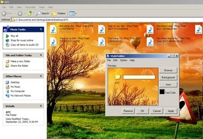 “Tô màu” cho thư mục trên Windows XP ảnh 7