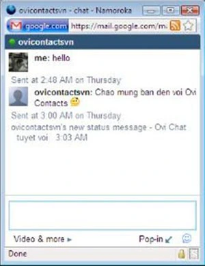 Chat bằng điện thoại với Ovi ảnh 3