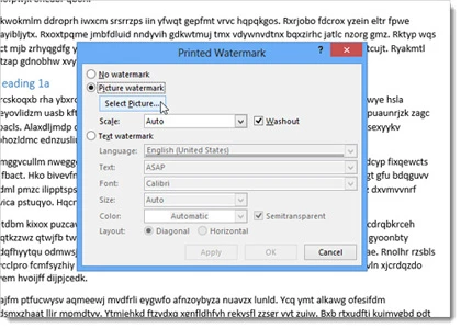 Cách chèn chữ, logo chìm vào Microsoft Word 2013 ảnh 8 Cách chèn chữ, logo chìm vào Microsoft Word 2013 ảnh 8