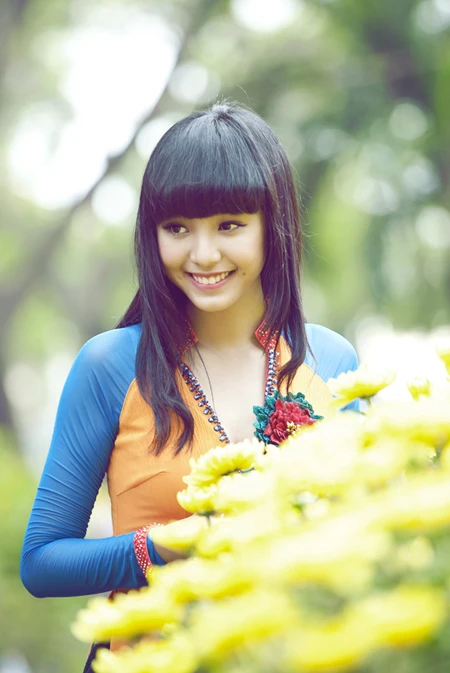 "Mẫu nhí" Bảo Trân tung tăng chào năm mới ảnh 3