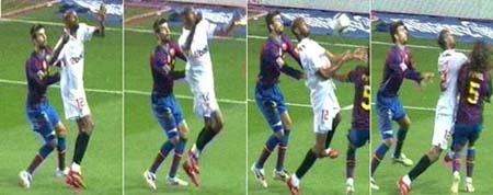 Sevilla đệ đơn kiện trọng tài thiên vị Barca ảnh 1