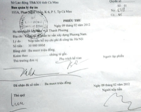 Nhà thầu “hỗ trợ công tác phí” cho chủ đầu tư? ảnh 1