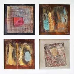 Ô làng - tranh của họa sĩ Võ Xuân Huy.