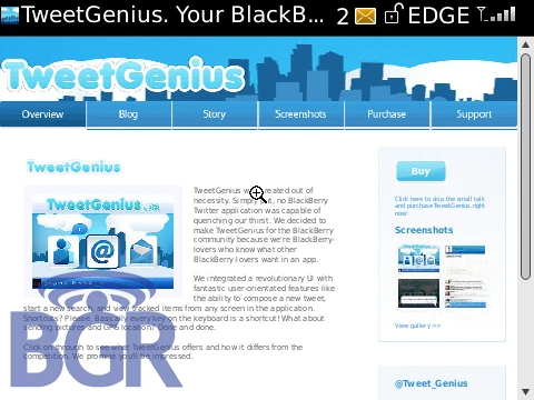 BlackBerry OS 5.0 sẽ hỗ trợ lướt web với nhiều tab ảnh 4