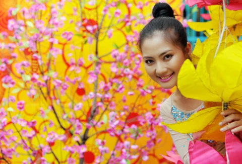 Kiều nữ Ngọc Lan cười ảnh 16