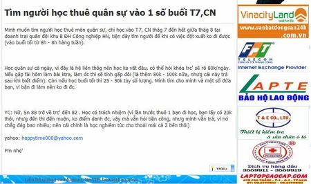 Sinh viên đổ xô đi... học thuê ảnh 1