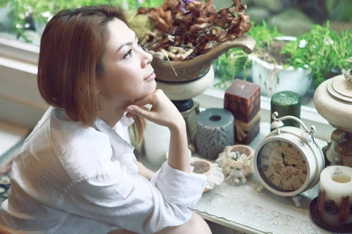 Thanh Thảo gợi cảm lúc bình minh ảnh 1