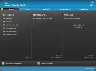 90 ngày dùng thử Panda Security 2011 ảnh 2